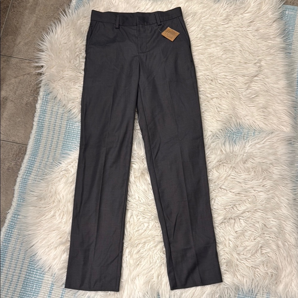 Boys lands end Gray Dress Pants